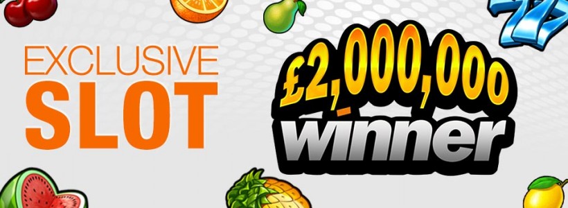 Exclusive £2 Million Winner Slot Comes to Winner Casino
